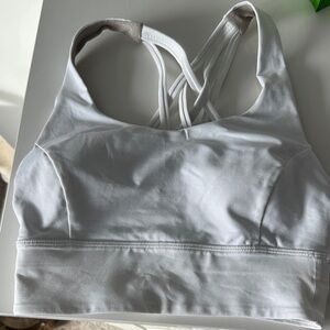 Lululemon white sports bra